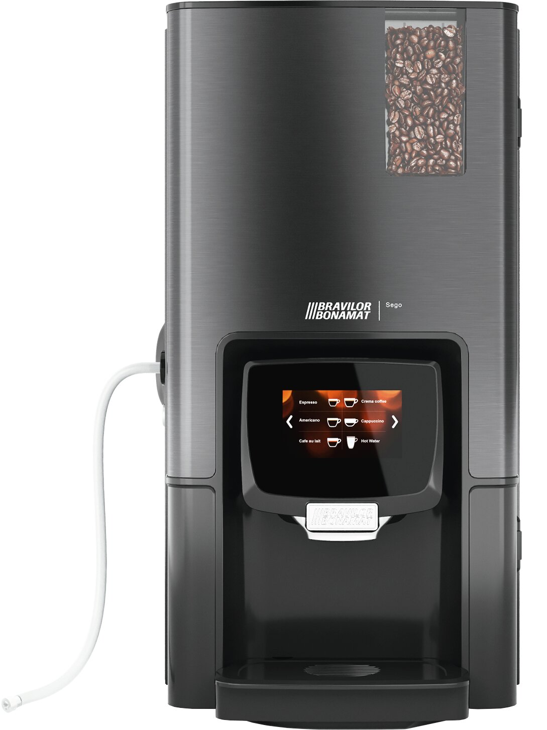 Kaffeevollautomat Sego 11L / 1 x 1,20 kg / 1 x 1,30 l / mit Wasseranschluss