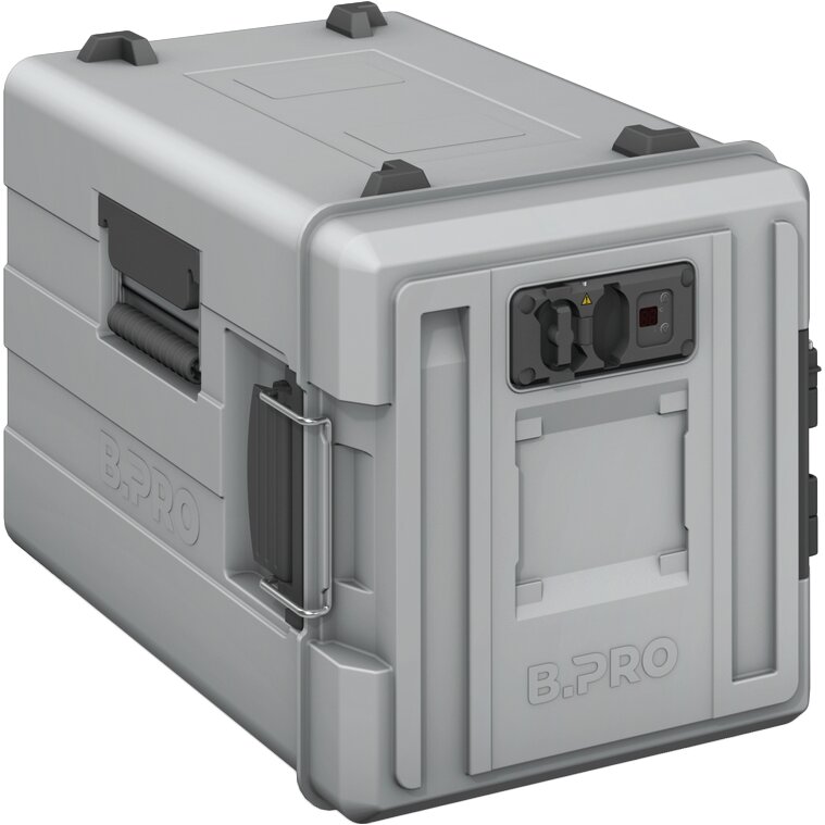 B.Protherm Frontlader Kunststoff / mit Temperaturregler / 2 x GN 1/1 / Flügeltür
