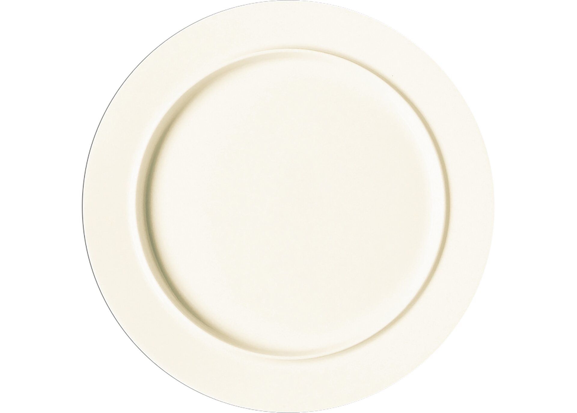 Nordic, Teller flach mit Rand ø 317 mm creme 