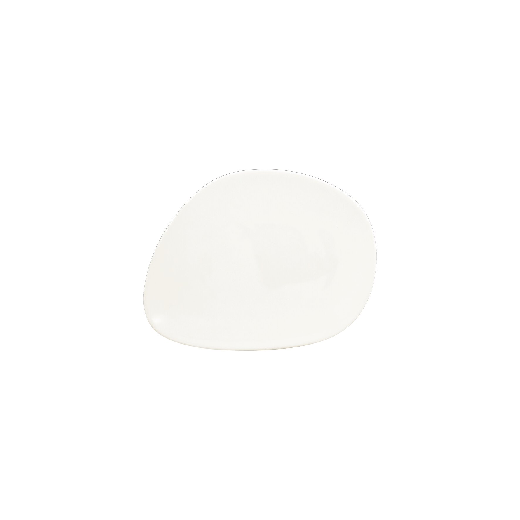 Suggestions Shaped, Teller flach shaped 212 x 156 mm plain-white