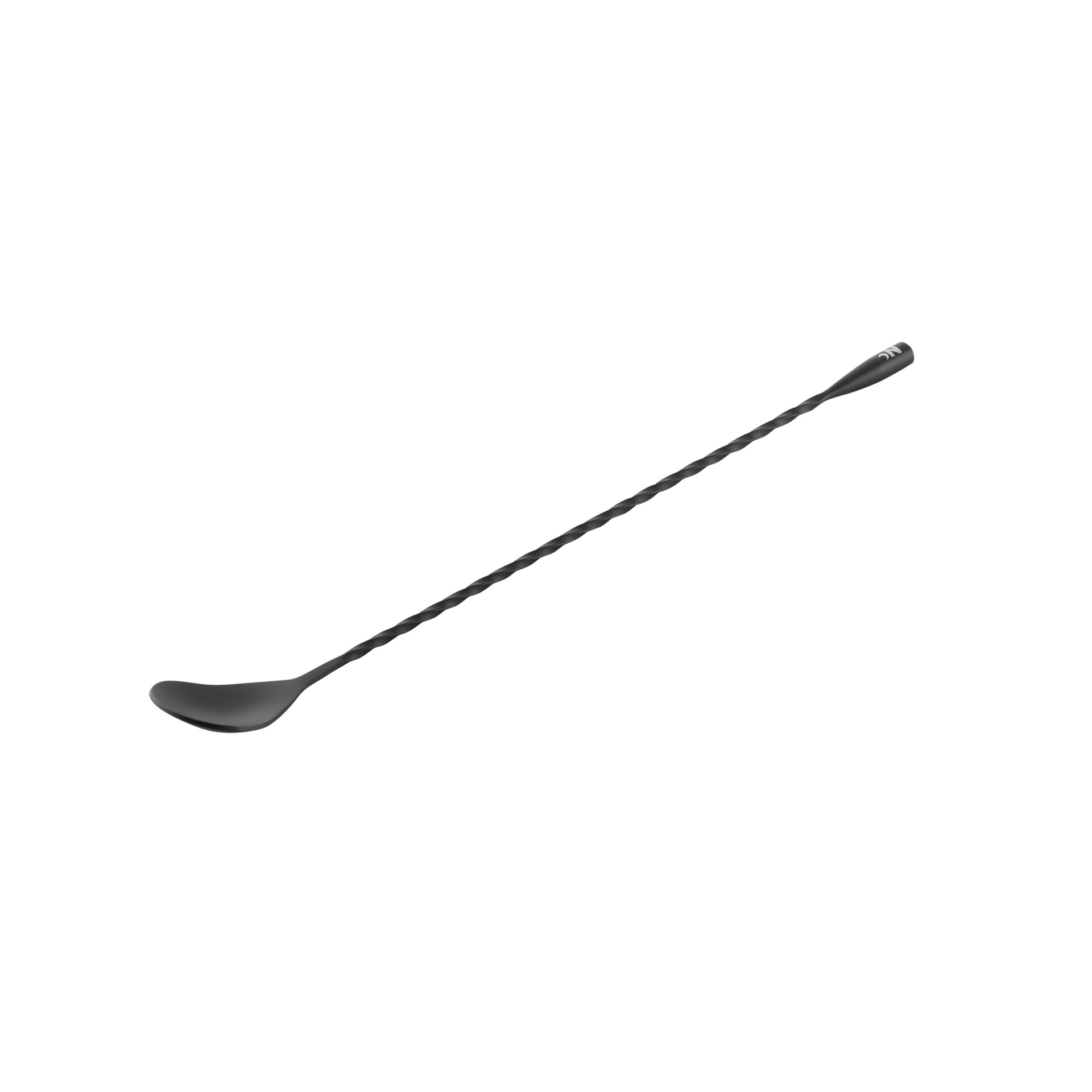 Barlöffel Twisted Classic 300 mm schwarz matt