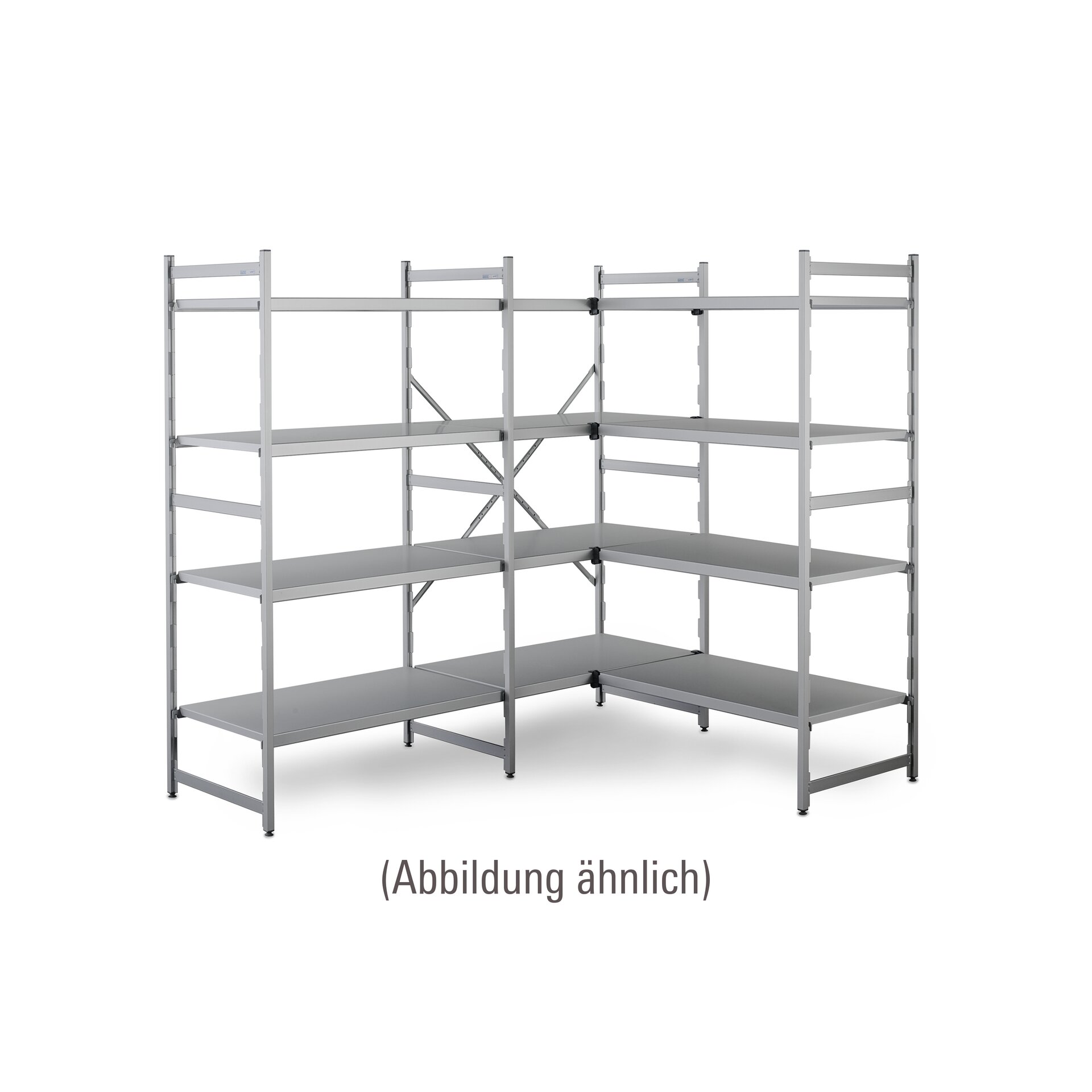 NORM 20 – Aluminium-Anbauregal 1175 x 500 x 1800 mm