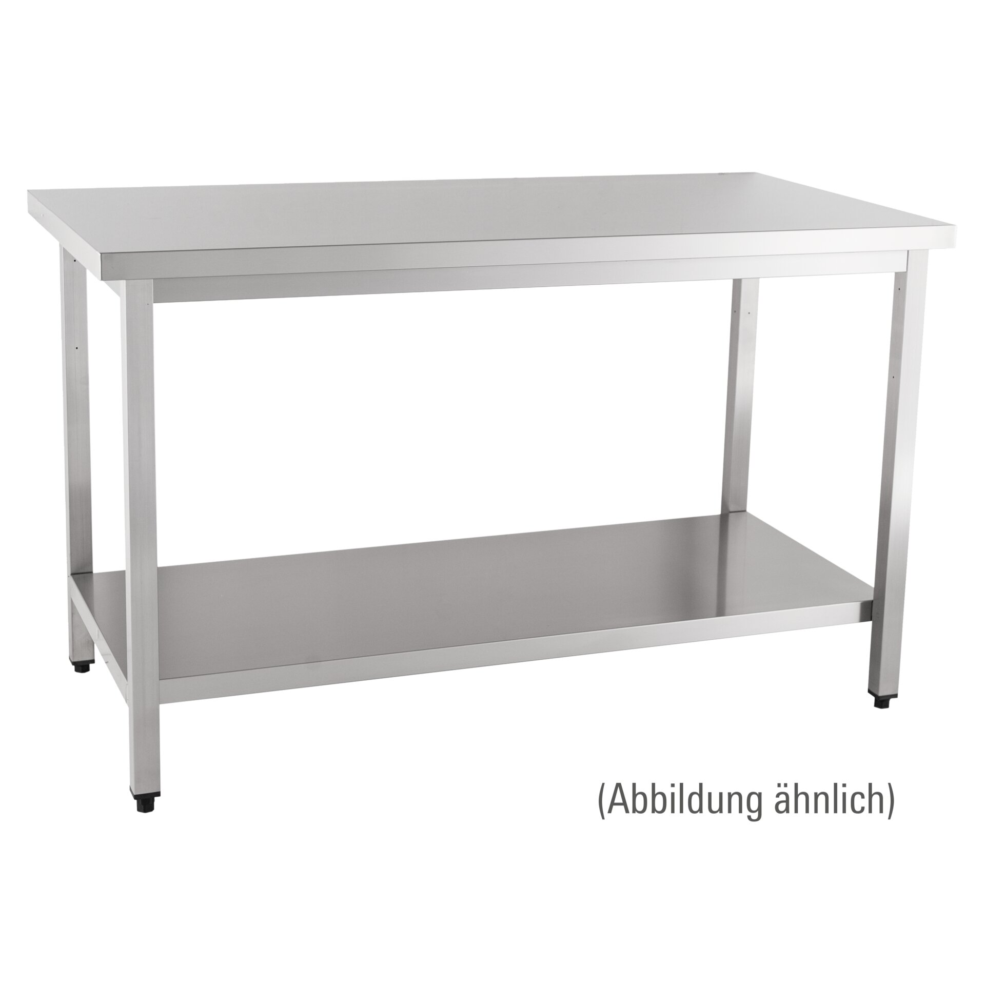Arbeitstisch fertig montiert mit Boden ohne Aufkantung 1400 x 700 x 850 mm