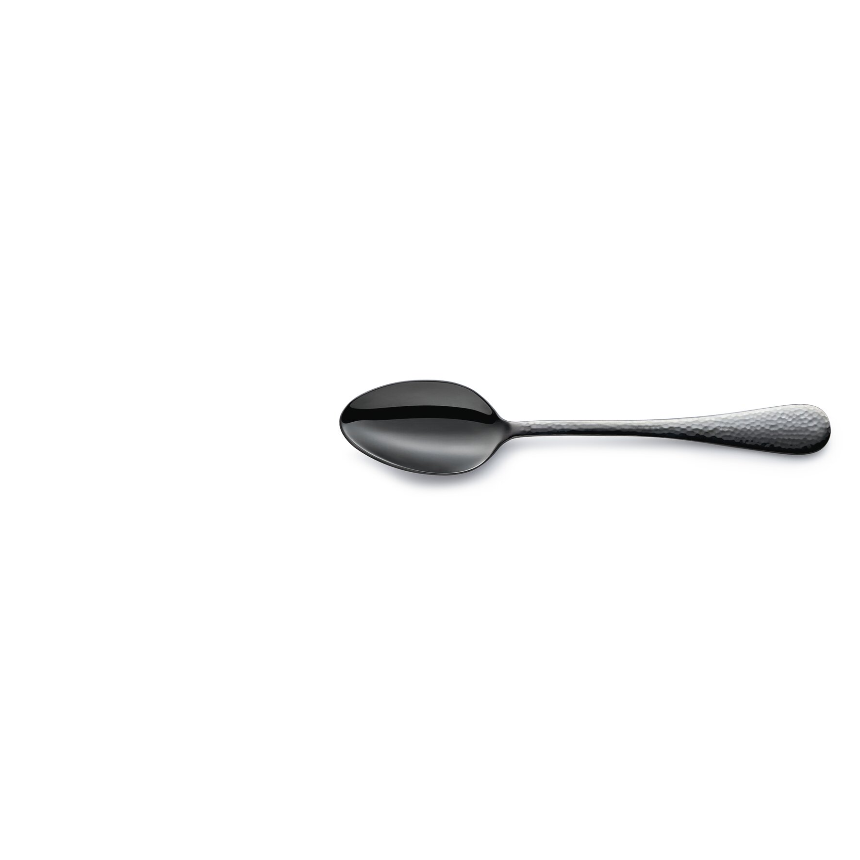 Sierra, Kaffeelöffel 144 mm gehämmert PVD schwarz